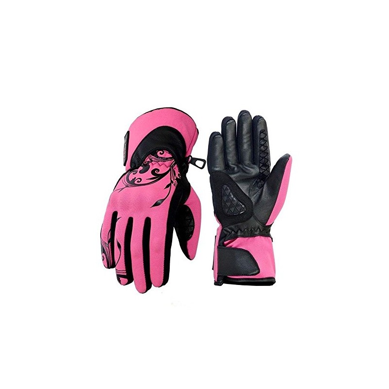 SPEED MAXX LTD LADIES THERMAL WATERPROOF REAL LEATHER HARD KNUCKLE