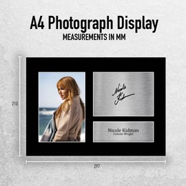HWC Trading A4 Nicole Kidman Big Little Lies Gifts Printed Signed Autograph Picture for TV Show Fans