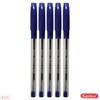SAINO 5 x 0.7mm Tip Tri-Fit Triangular BLUE Ballpoint Pens