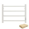 KEG Towel Warmer 4 Bars for Bathroom Wall Mounted Bath