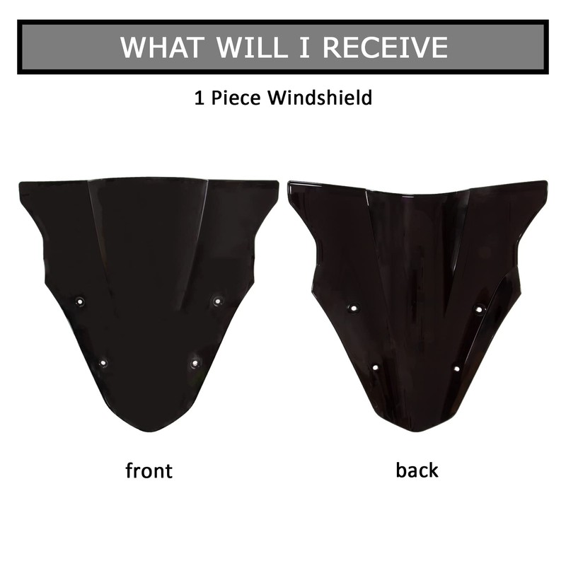 Windshield for ER6F ER650F 650 2012-2016 - PSLER Windscreen Double