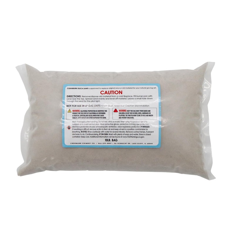 CleanBurn Silica Sand - 10 Pound Bag
