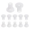 QUARKZMAN Pack of 12 Flanged Plain Bearings Plastic Bushings 4