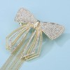Wiwpar Crystal Butterfly Hair Claw Clip with Long Tassel Hair