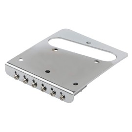 Unxuey 6 String TL Electric Guitar Carved Roller Saddle Bridge Plate with Single Coil Pickup String Drawboard Silver