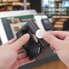 DIENQI Rfid Credit Card Holder Bifold Pop up Men Wallet