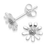 Heather Needham Sterling Silver Sunflower stud Earrings - SIZE: 8mm.