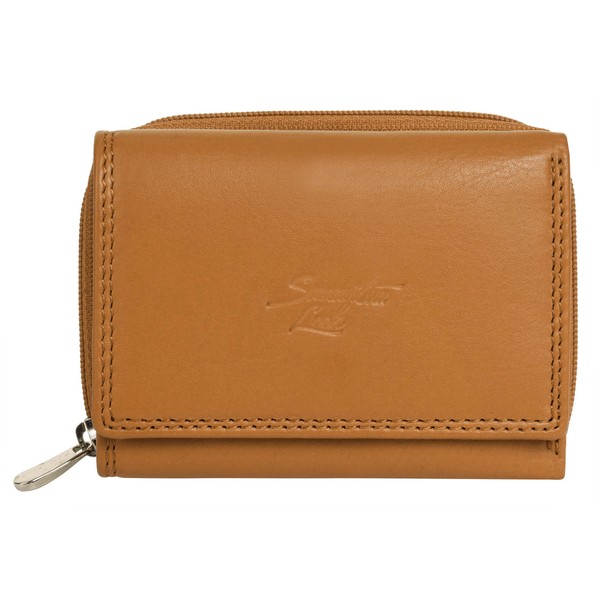 Samantha Look Genuine Leather Women's Purse, Practical Format, Clever Division,