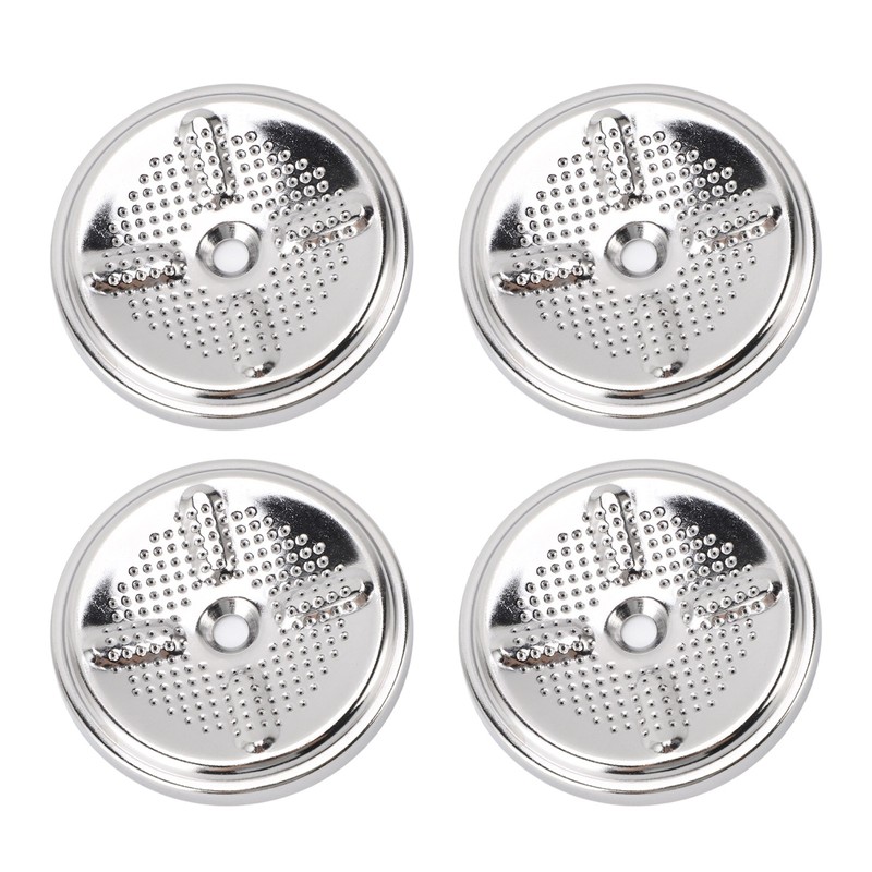 4pcs Coffee Filter Stainless Steel Reusable Filter Rust Resistant Effective