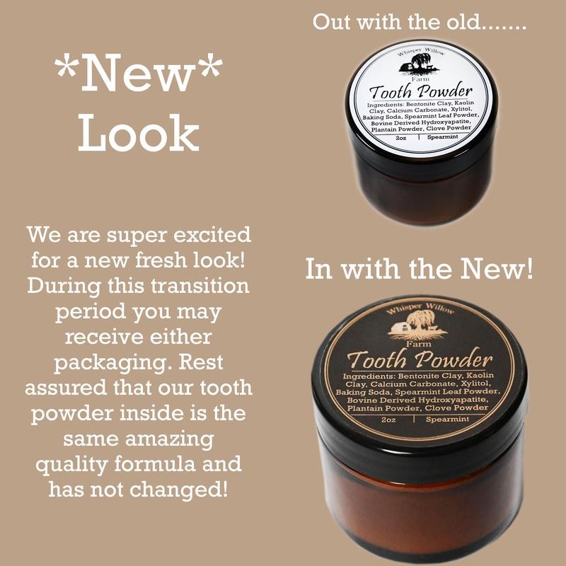 Natural Remineralizing Hydroxyapatite Tooth Powder, Natural Toothpaste Alternative Oral Whitening:_Spearmint