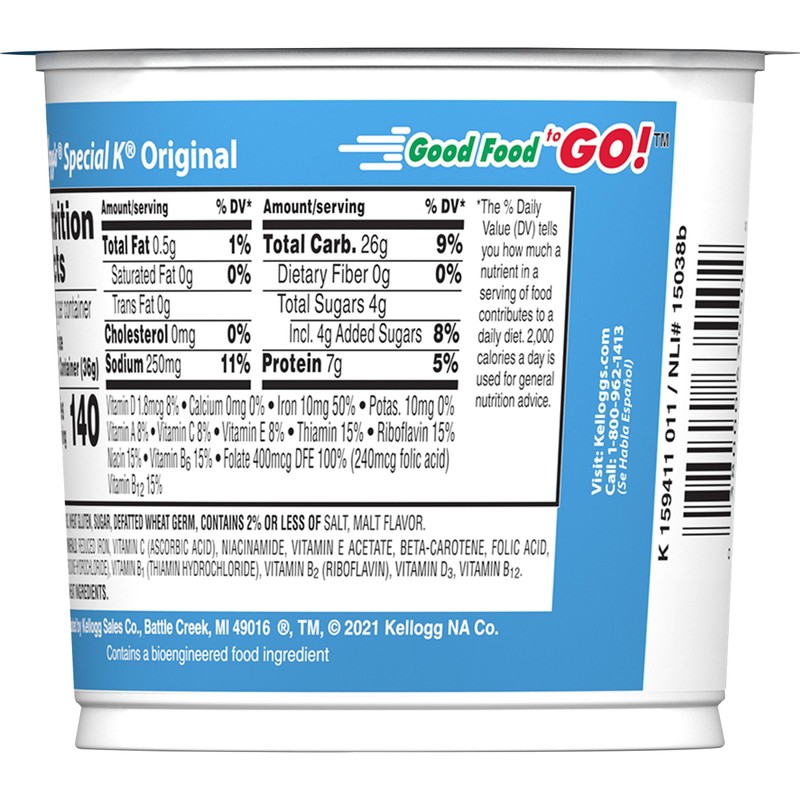 Special K Special K Breakfast Cereal Cup, 11 Vitamins and