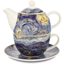 Teapot Tea for One Vincent Van Gogh Starry Night - Artis Orbis
