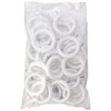 Merriway BH05768 (24 Pcs) Wooden Curtain Drapery Pole Rod Rings