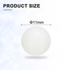 sourcing map 12pcs Nylon Bearing Balls 11mm Solid Plastic Balls,