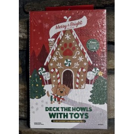 NOS Merry & Bright Deck The Howls Advent Calendar 12 Days Of Dog Toys Sealed
