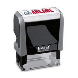 Trodat Office Printy 4912 Self-Inking German Language Text Stamp