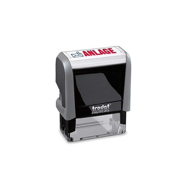 Trodat Office Printy 4912 Self-Inking German Language Text Stamp