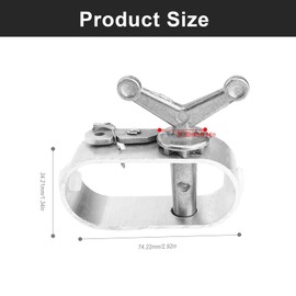 LWLWA Pack of 4 Wire Rope Tensioners, Aluminium Alloy Wire Rope Tensioner, Beautiful, Easy to Use, Tarpaulin Tensioner, No Rope, Box Contents Included, Suitable for Pool Covers, Awnings or Pool Tarpau
