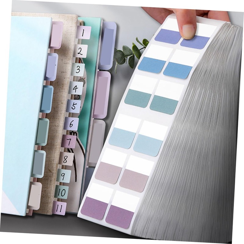 Operitacx School Supplies Lined for Notes Self-stick Memo Pads Plastic