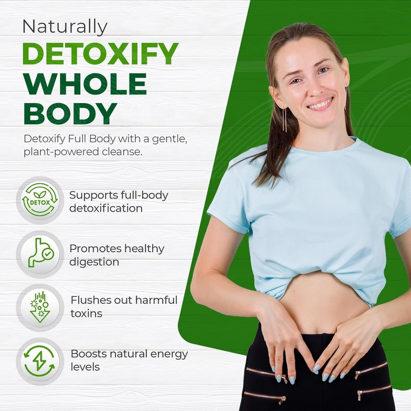 – Natural Herbal Colon Cleanse Detox Supplement | Supports Digestion,