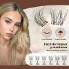 Flora Kit De Pestañas Raíces Invisibles, Jmsjms, C 8-18mm