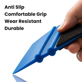 Vinyl Wrap Squeegee with Felt Edge, Applicator Tool for Car Wraps, Window Tints, Decals, Cricut & Furniture Vinly Film