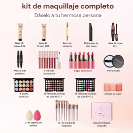 Bablabear 134 Kit De Maquillaje Profesional Completo Para Principiante Adecuado Para Fiestas De Regalos