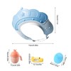 Bath Cap, Bath Visor with Water Temperature Gauge and Shampoo