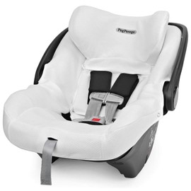 Peg Perego Primo Viaggio 4-35 Infant Car Seat Clima Cover - Accessory - White-Compatible with Any Primo Viaggio Infant car seat