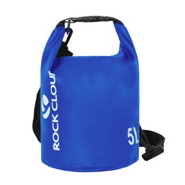Rock Cloud Dry Bag, Waterproof Bag, Drum Type, Waterproof Pouch, Backpack, Foldable, Lightweight, 5L, 10L, 20L, 30L, 40L, Outdoor Use, Sea Bathing, Fishing, Beach, Swimming, Climbing, Travel, blue