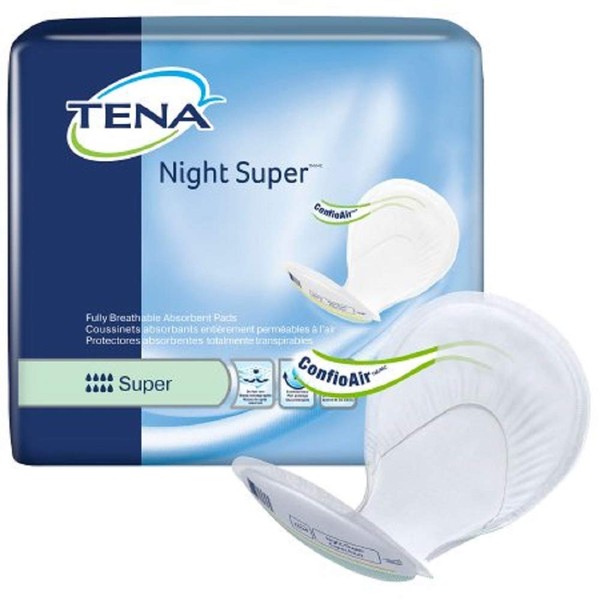 Tena Night Super Bladder Control Pads Quantity: Pack of 24