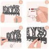 donwell Wall Mounted Metal Key Holder with 10 Hooks Key