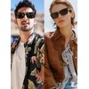 Paleshy Color-Changing Polarized Glasses - Anti-Glare Black Aviator for Fishing,