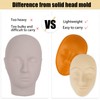 5D Silicone Practice Head with Stand – Preprinted Tattoo Skin