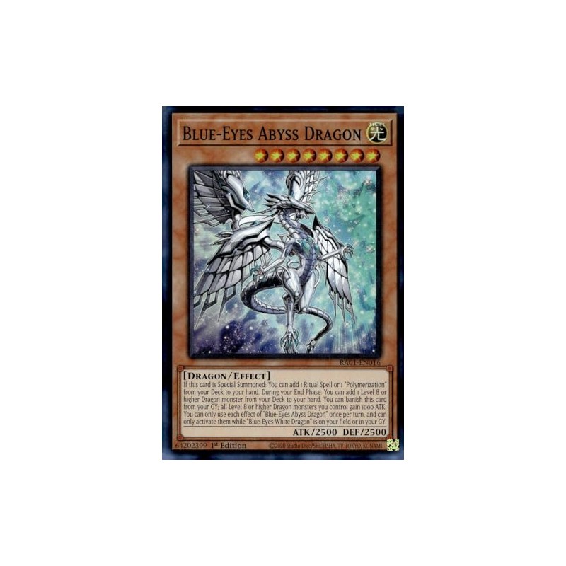 Blue-Eyes Abyss Dragon - RA01-EN016 - Super Rare - 1st