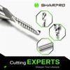 SHARPRO 1/4 Inch Shank Single Flute (O Flute) Cutter Carbide