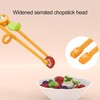 Black Training Chop-sticks for Kids, Training Chop-sticks Comfortable Grip Chewable