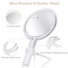 1X & 10X Magnifying Double Side Hand Makeup Mirror with