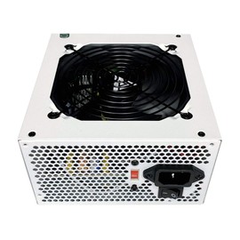 Apevia ATX-ES600-WH Essence 600W ATX Semi-Modular Gaming Power Supply with Auto-Thermally Controlled 120mm Black Fan, 115/230V Switch, All Protections, White Casing