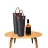Single Bottle Wine Tote Bag Portable Felt Insulated Padded Thermal