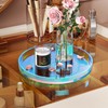NiHome 9 Inch Acrylic Lazy Susan Organizer with 360° Rotating
