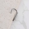 eMagTech 20pcs Black Spring Fishing Hooks Size 10# High Carbon