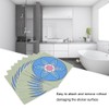 10Pcs 15x15cm Beautiful Kitchen Floor Sticker Non-Slip Removable Waterproof Wall