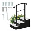 KUAFU Step Hand Rail Compatible with 2-3 Steps Handrails for