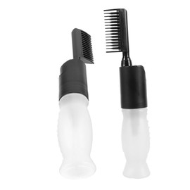 minkissy Multi-functional Hair Oiling Bottle Comb Scalp Applicator for Hair Dye Comb for Home Salon Use