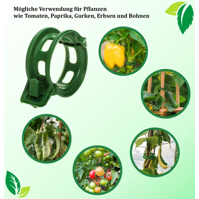 ARPON Plant Clips Professional Plant Support Accessories Multiuse Plant Support