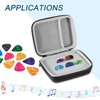 QUARKZMAN Guitar Pick Holder Box Nylon Acoustic Electric Guitar Pick