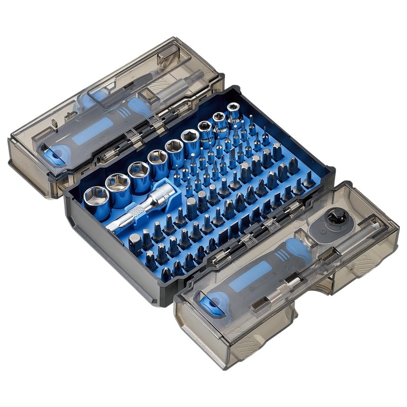 TAKAGI RDS-78 Ratchet Handle & Screwdriver Set, 78 pcs, Complete