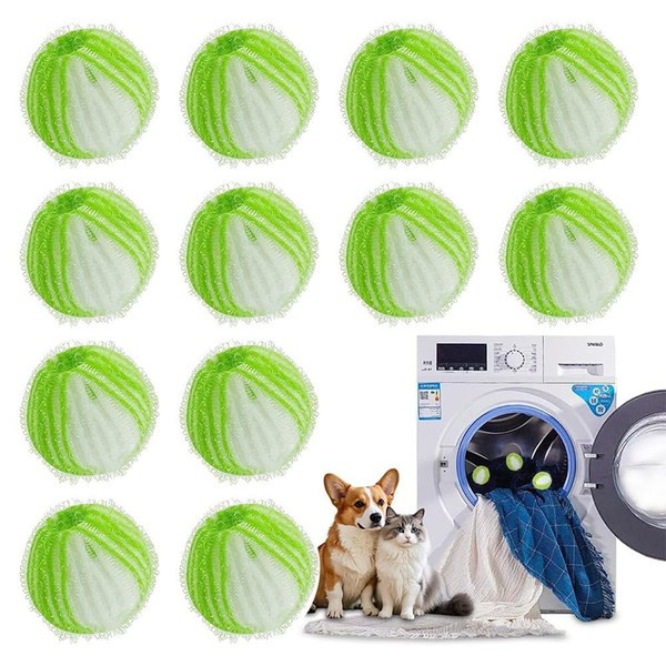 Reusable Laundry Hair Remover Balls - Lint Catcher for Washer