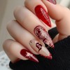 beinkmake 3Pcs Flame Nail Stamping Plate Letter Number Leaves Nail